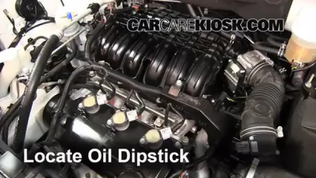 2011 Mitsubishi Endeavor LS 3.8L V6 Aceite Controlar nivel de aceite